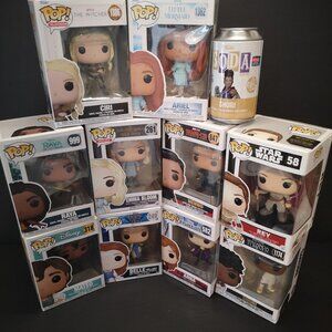 Lot of 10 Various Funko Pop & 1 Funko Soda Collectable Can All New in Packages